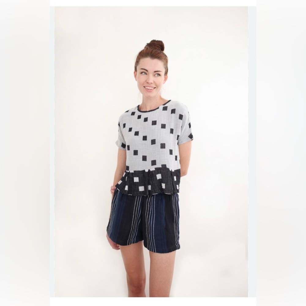 Ace&Jig terrace tee in hopscotch